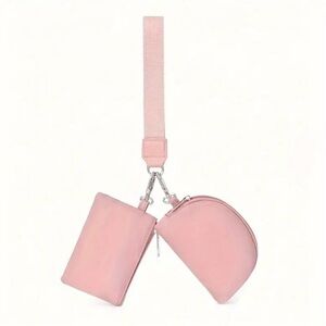 Zip Around Wristlet Wallet ❤️ Dual Pouch Wristlet Coin Purse Coin Pocket